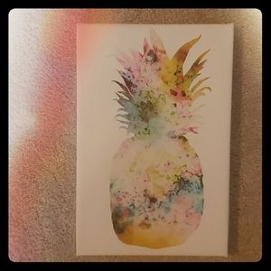Small Pineapple Canvas Art